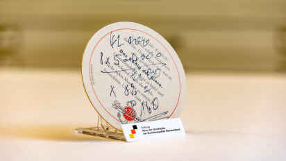 Friedrich Merz Bierdeckel 2003