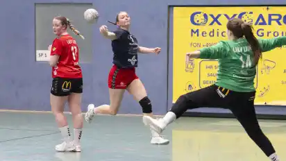In ihrem letzten Heimspiel mit dem TV Oyten markierte Anna-Lena Meyer vier Tore.