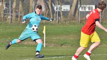 LiFa-Keeper Finn-Julian Bedau (Archivaufnahme) hielt seinen Kasten gegen die SVGO Bremen sauber.