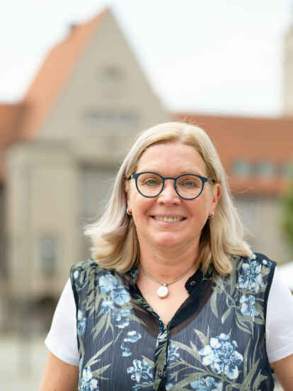 Petra Gerlach bewirbt sich als amtierende Oberbürgermeisterin für eine zweite Amtszeit.