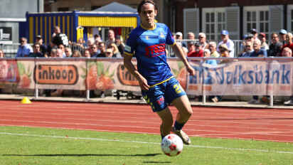 Lucas Bauer war für den ersten Heimtreffer der Blau-Gelben in dieser Saison verantwortlich.