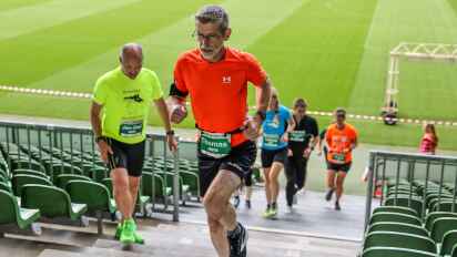 Bereits zum zweiten Mal eine begehrte Laufstrecke: das Weserstadion.